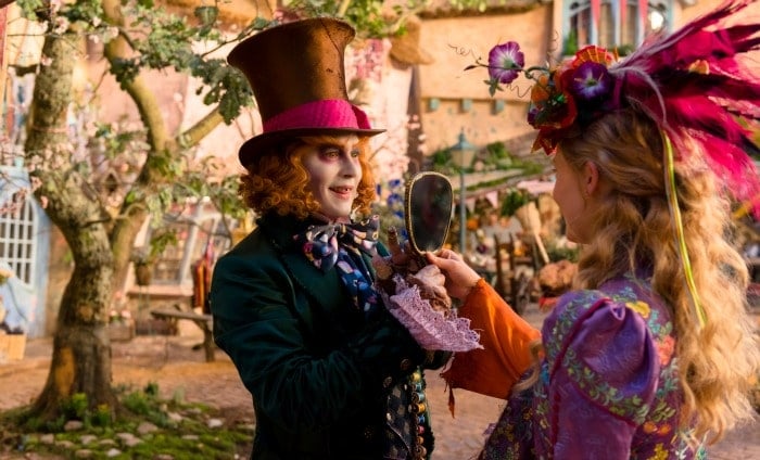 Alice (Mia Wasikowska) returns to the whimsical world of Underland and travels back in time to save the Mad Hatter (Johnny Depp) in Disney's ALICE THROUGH THE LOOKING GLASS, an all-new adventure featuring the unforgettable characters from Lewis Carroll's beloved stories.