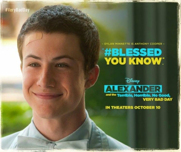 Meet the Cast of Alexander and the Terrible Horrible No Good Very Bad Day Anthony VeryBadDay