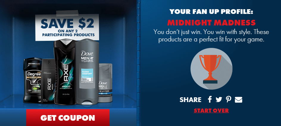 CVS Unilever NCAA Fan Up