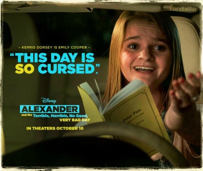 Meet the Cast of Alexander and the Terrible Horrible No Good Very Bad Day Emily VeryBadDay