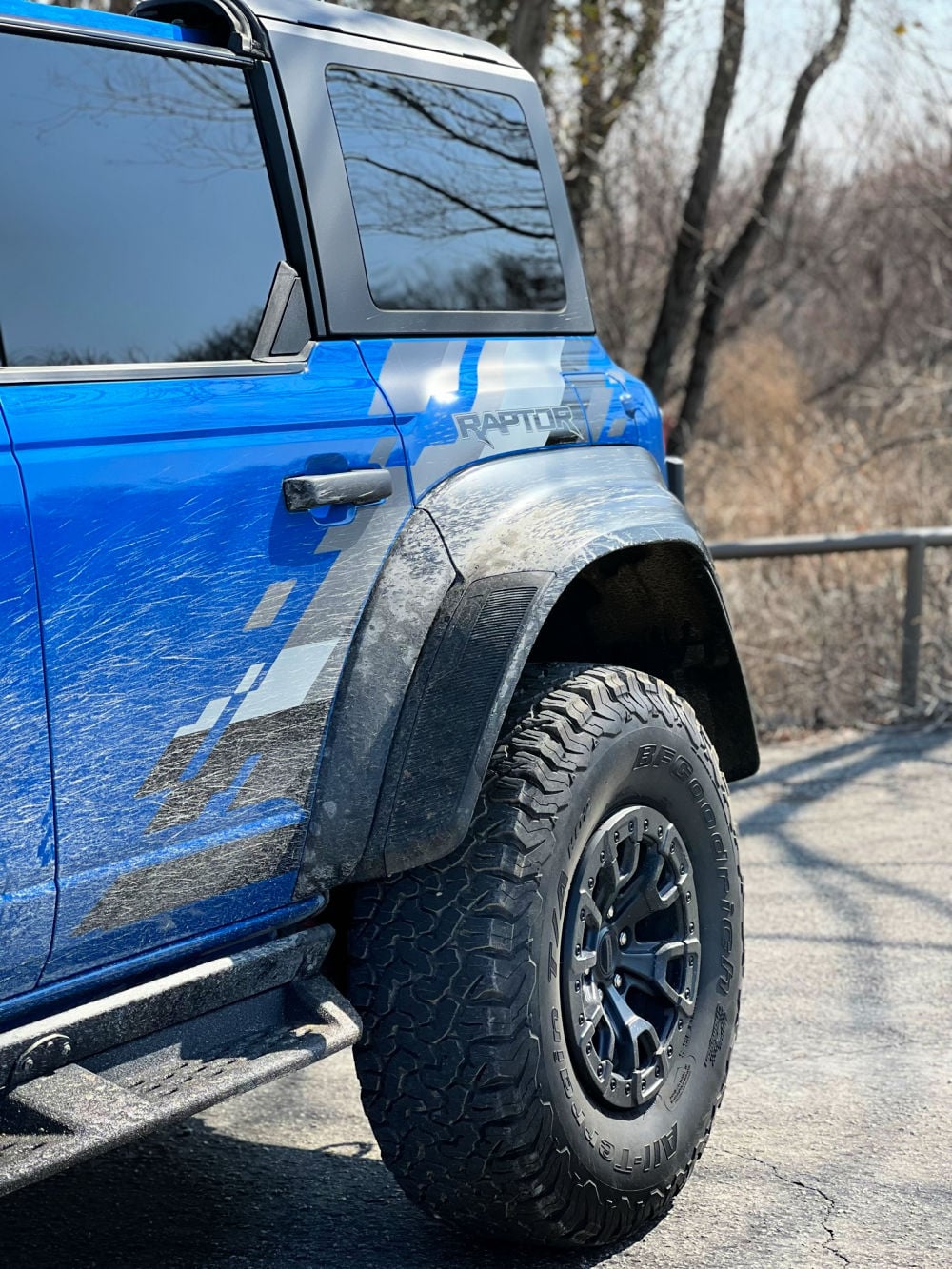 The 2022 Ford Bronco Raptor Fenders