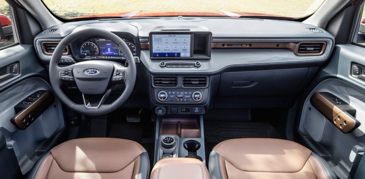 Ford Maverick Lariat Interior is spacious and roomy for a compact pickup truck