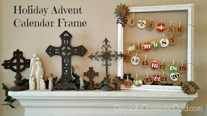 Holiday Advent Calendar Frame