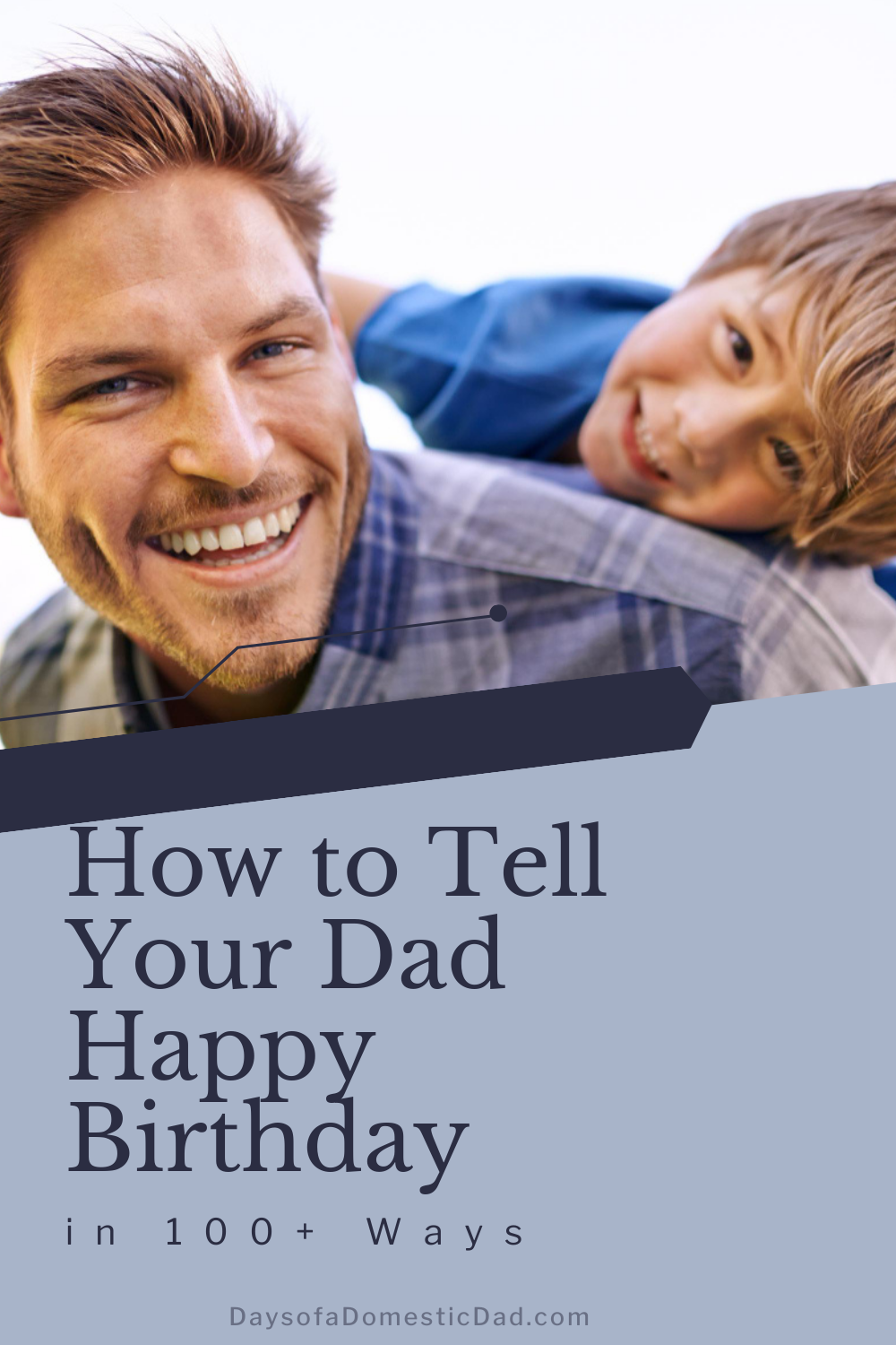 how to tell your Dad Happy Birthday