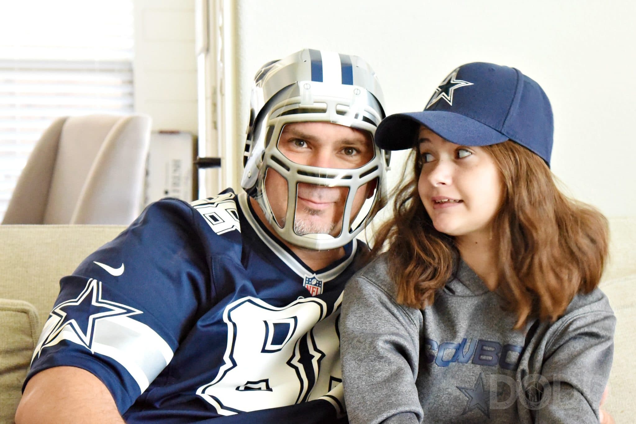 Jaci and Colby football