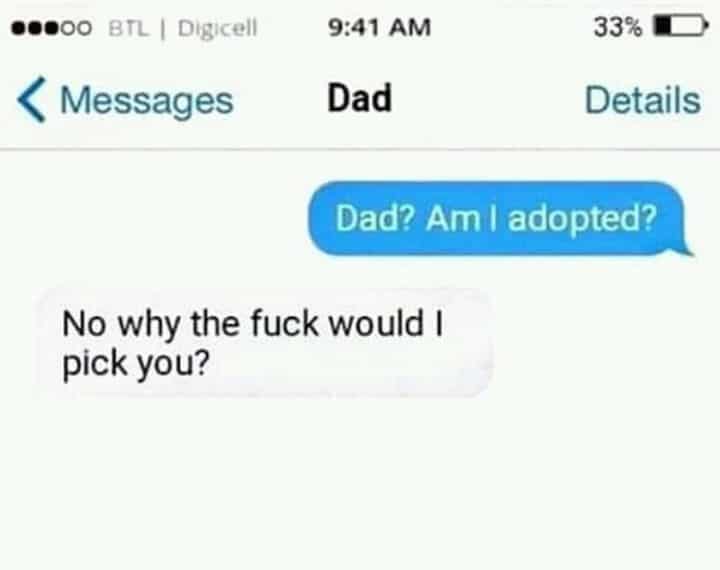 funny dad meme