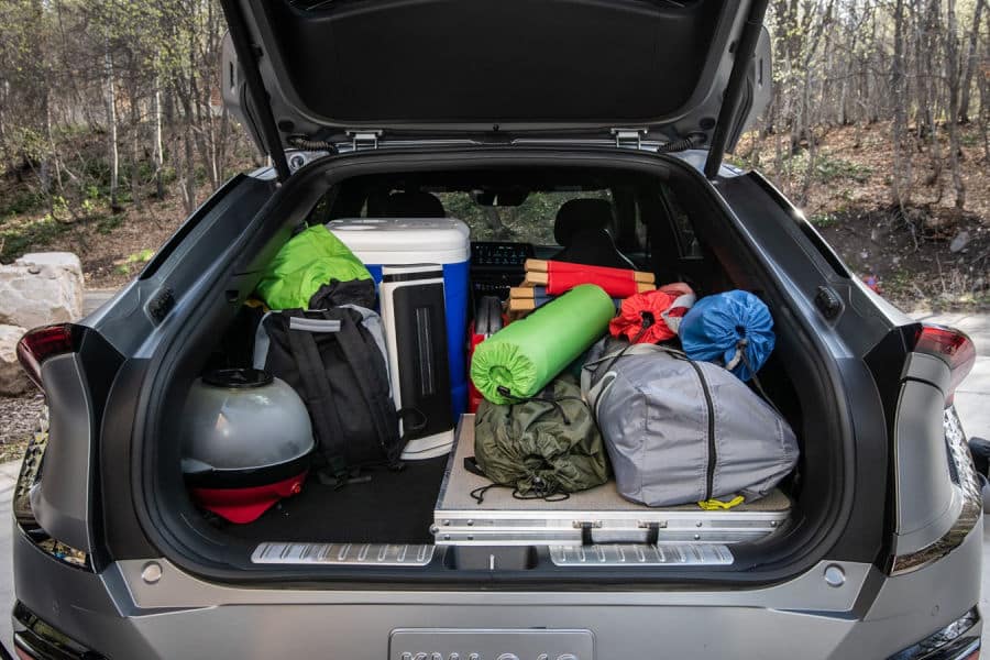 2022 Kia EV6 Rear cargo storage