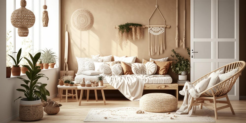 Luxurious interior elegant design in modern house