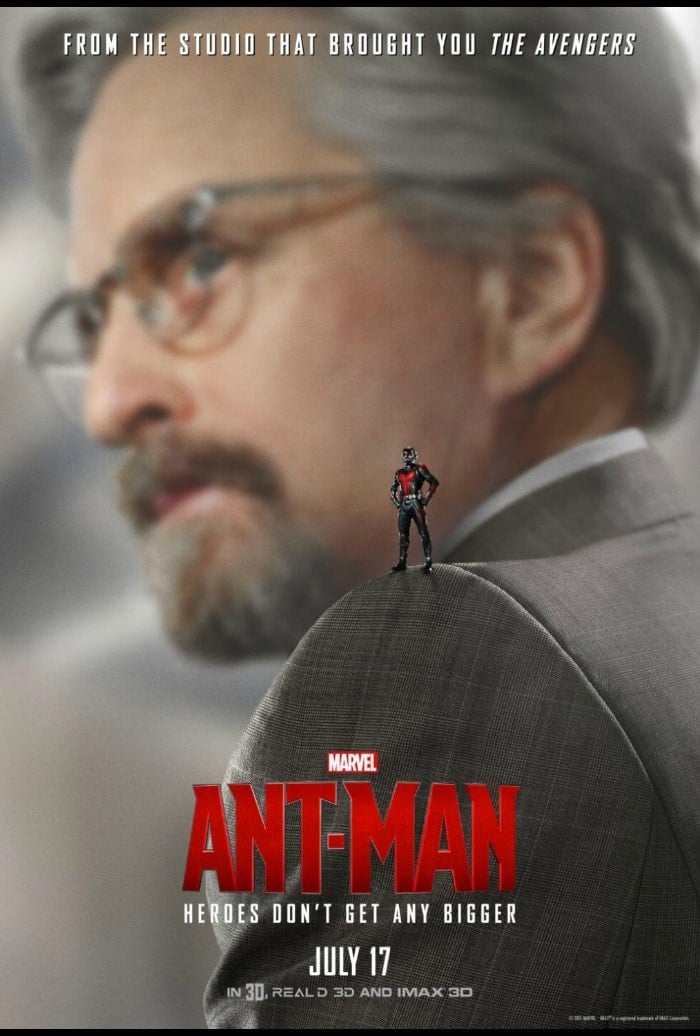 Michael Douglas is Hank Pym