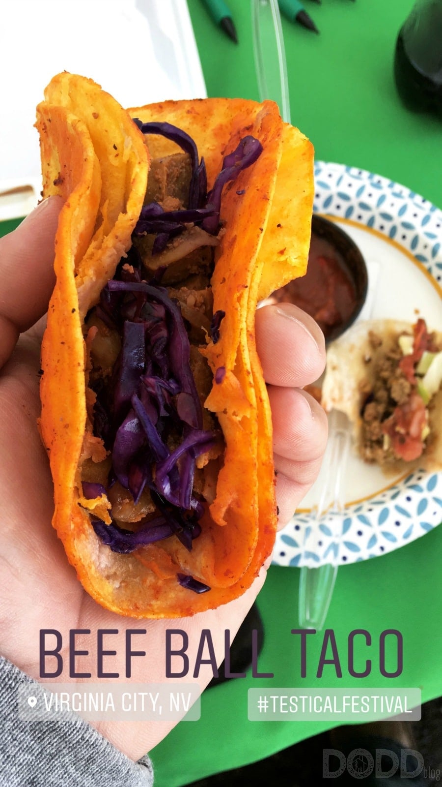 Rocky Mountain Oysters Taco