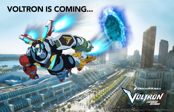 Voltron Legendary Defender to San Diego Comic-Con