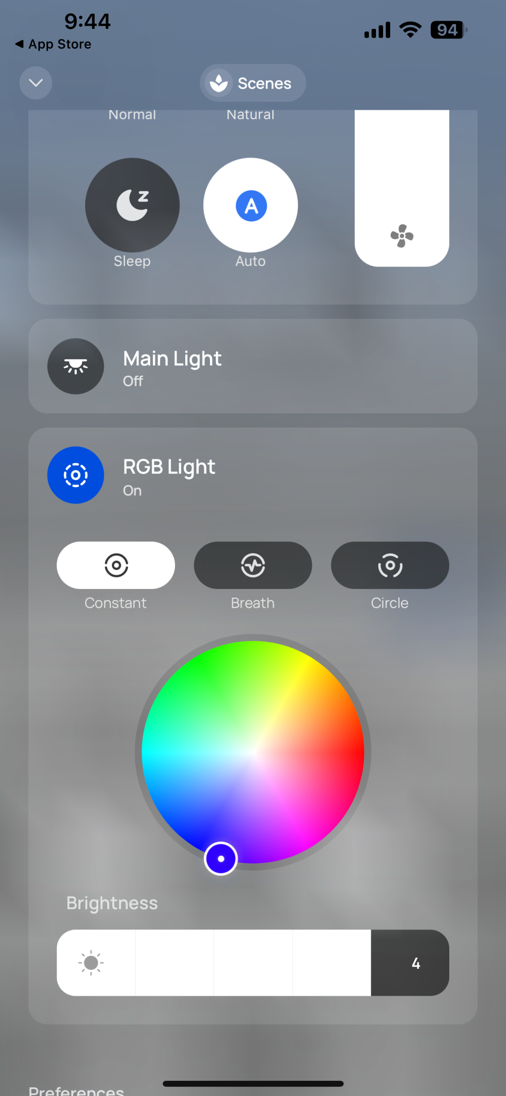 Smart Ceiling Fan Dreo APP