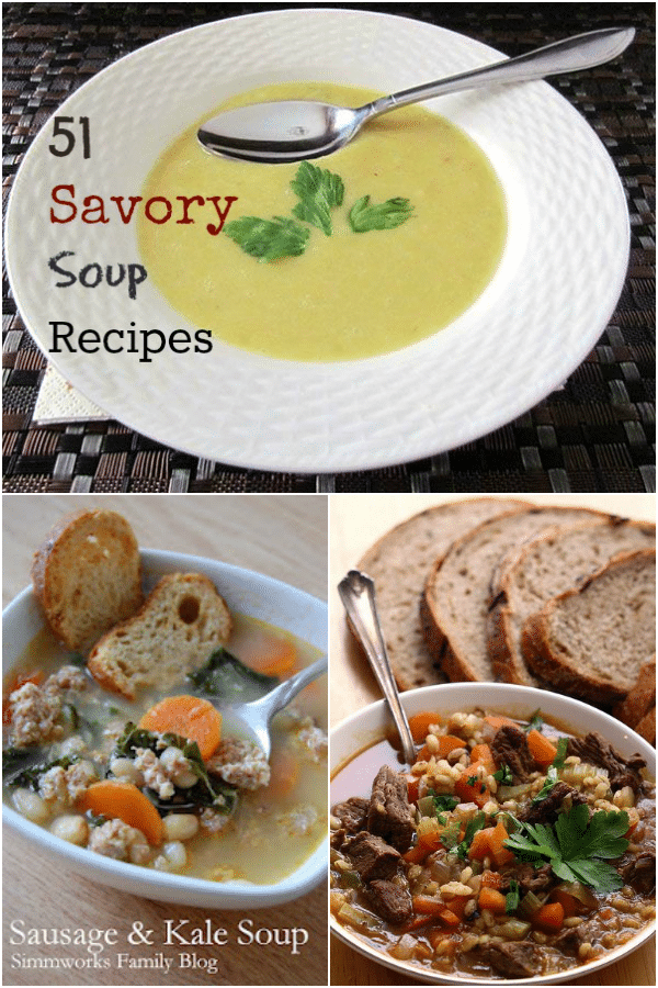 51 Savory Soup Recipes