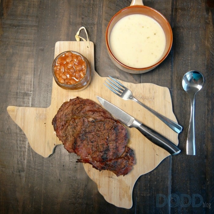 Idahoan Potato Soup and Steak