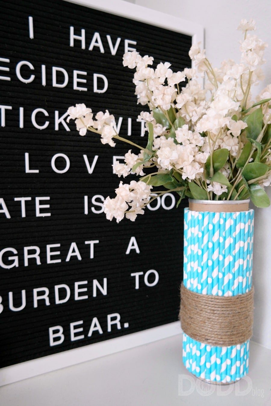 Super Easy DIY Vase Craft