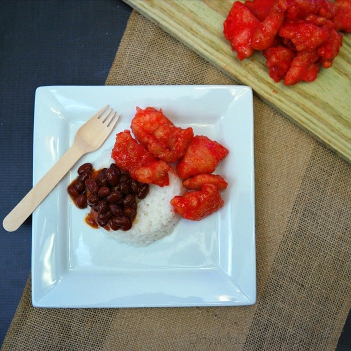 Sweet and Sour Asian Chicken and Rice with BUSH's Asian Style BBQ Beans #DoneThis