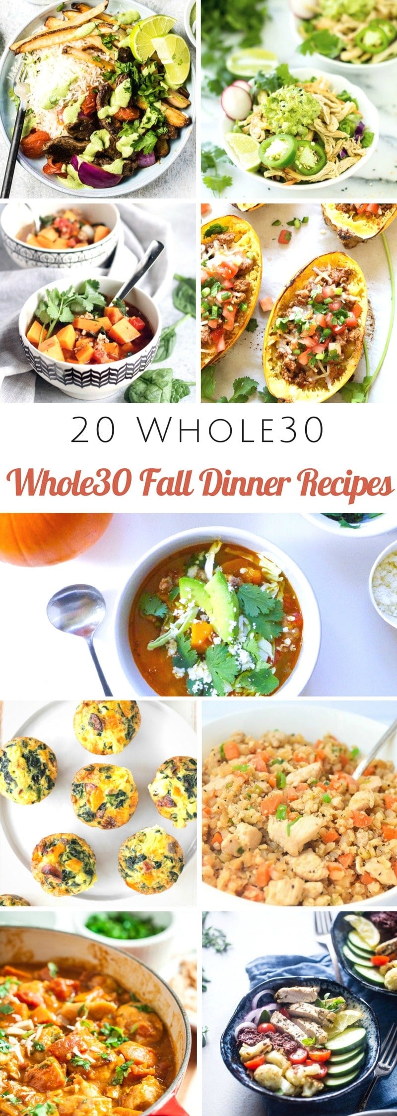 Whole30 Fall Dinner Recipes
whole 30 dinner ideas