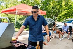 how to cook outdoors