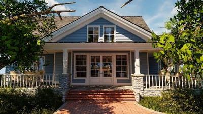 Lovely home with a large porch