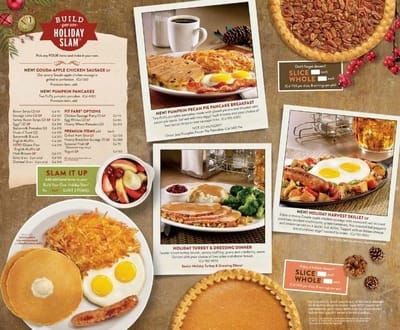 Denny's Holiday Menu