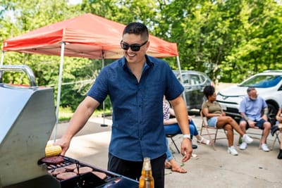 how to cook outdoors