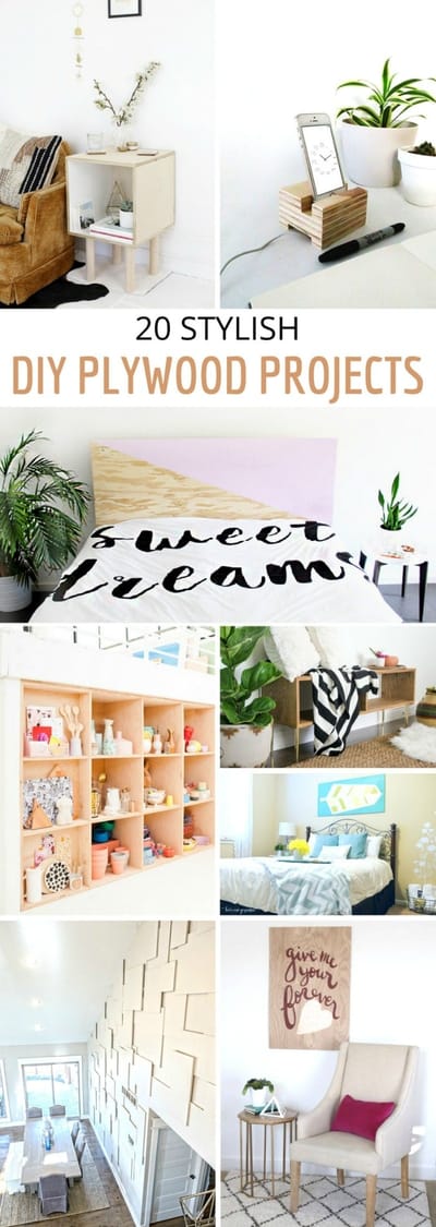 20 Stylish DIY Plywood Projects