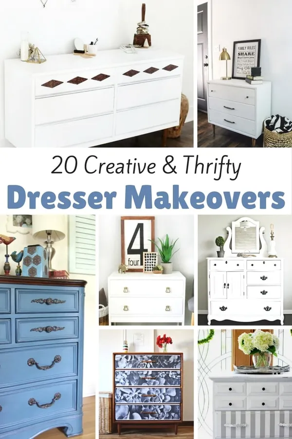 20 Creative and Thrifty Dresser Makeovers