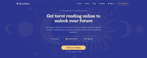 Tarot Atlas: Accurate Online Readings You Can Trust