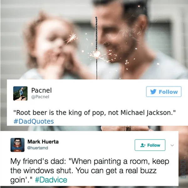 Sometimes Dads Give The Best Advice on Twitter