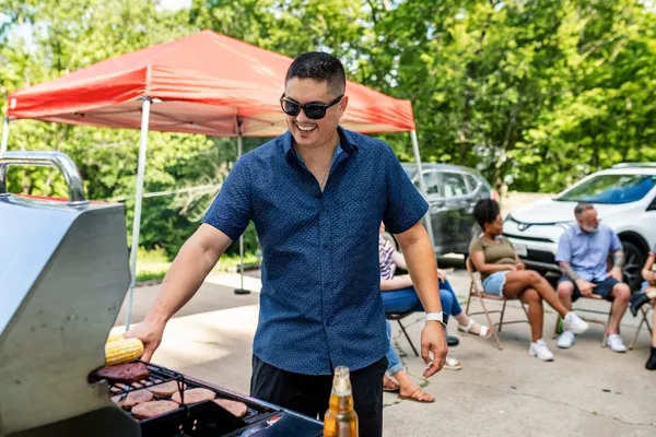 how to cook outdoors