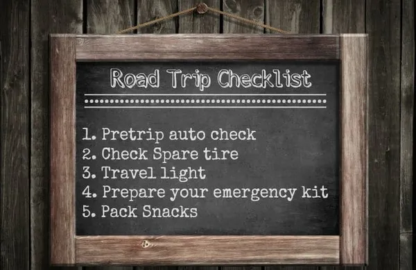 Road Trip Checklist