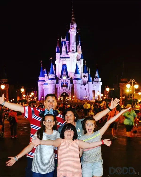 Family at Disney World