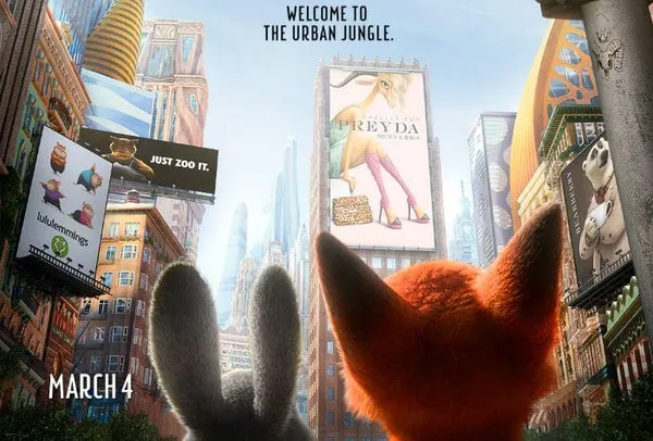 Zootopia Trailer and New Poster - Opens March 4, 2016