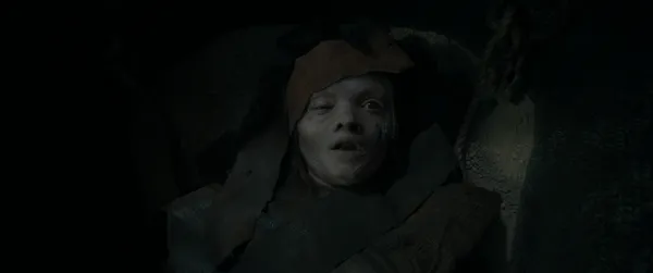 The Mummy 2026 possessed child wrapped face horror scene disturbing imagery parents guide