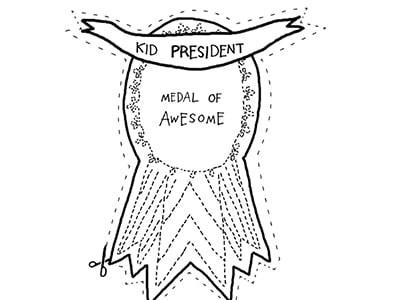 Kid President Medal of Awesome
