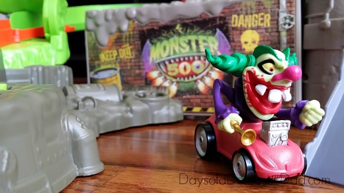 Toxic Spills and Thrills with Monster 500 Race Set