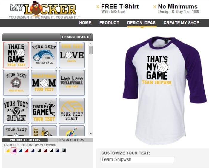 Shop Click Design with MyLocker Custom Apparel