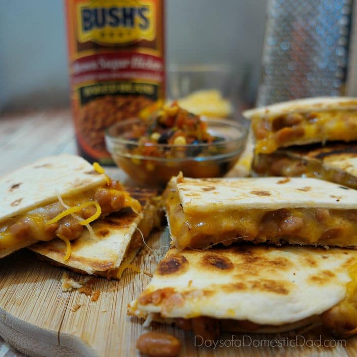 Baked Bean Quesadillas with Bush’s Beans