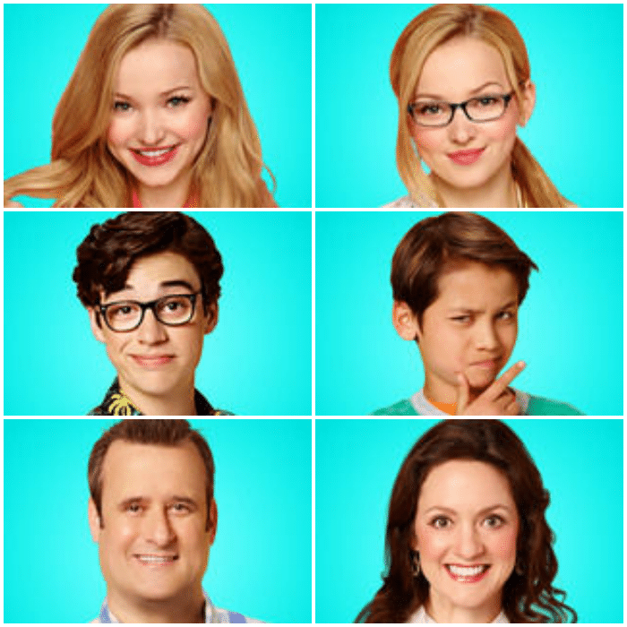 Liv and Maddie cast collage