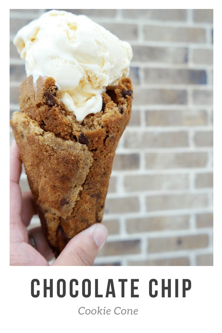 Chocolate Chip Cookie Cone