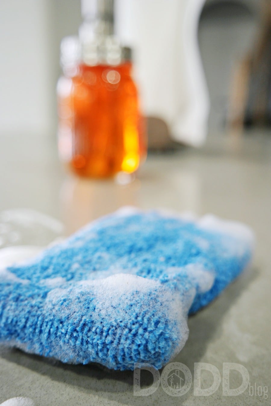 Soap and Water How to clean quartz countertops