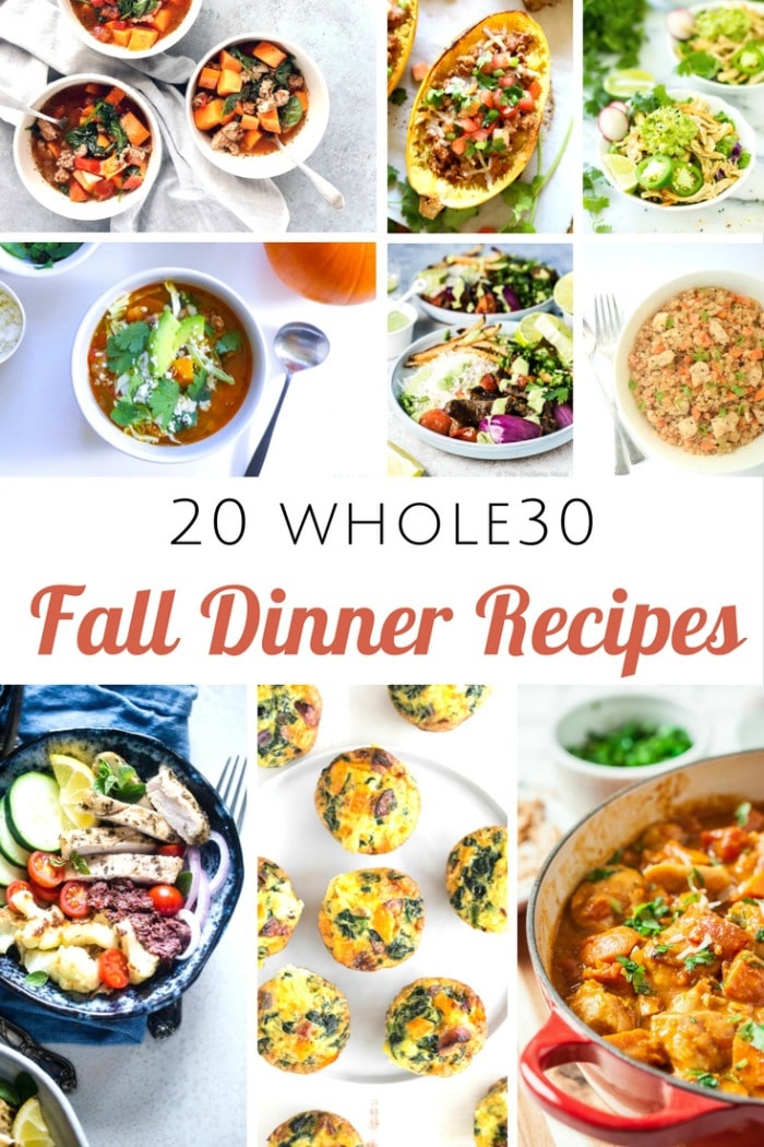 Whole30 Fall Dinner Recipes