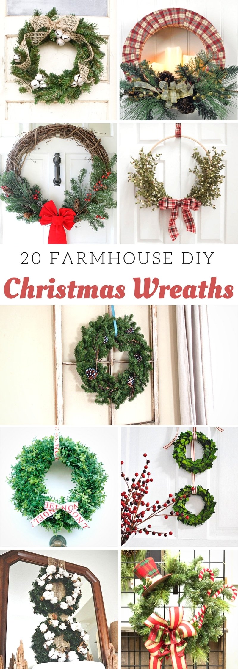 farmhouse Christmas wreath, Farmhouse Christmas Wreaths Ideas, Days of a Domestic Dad