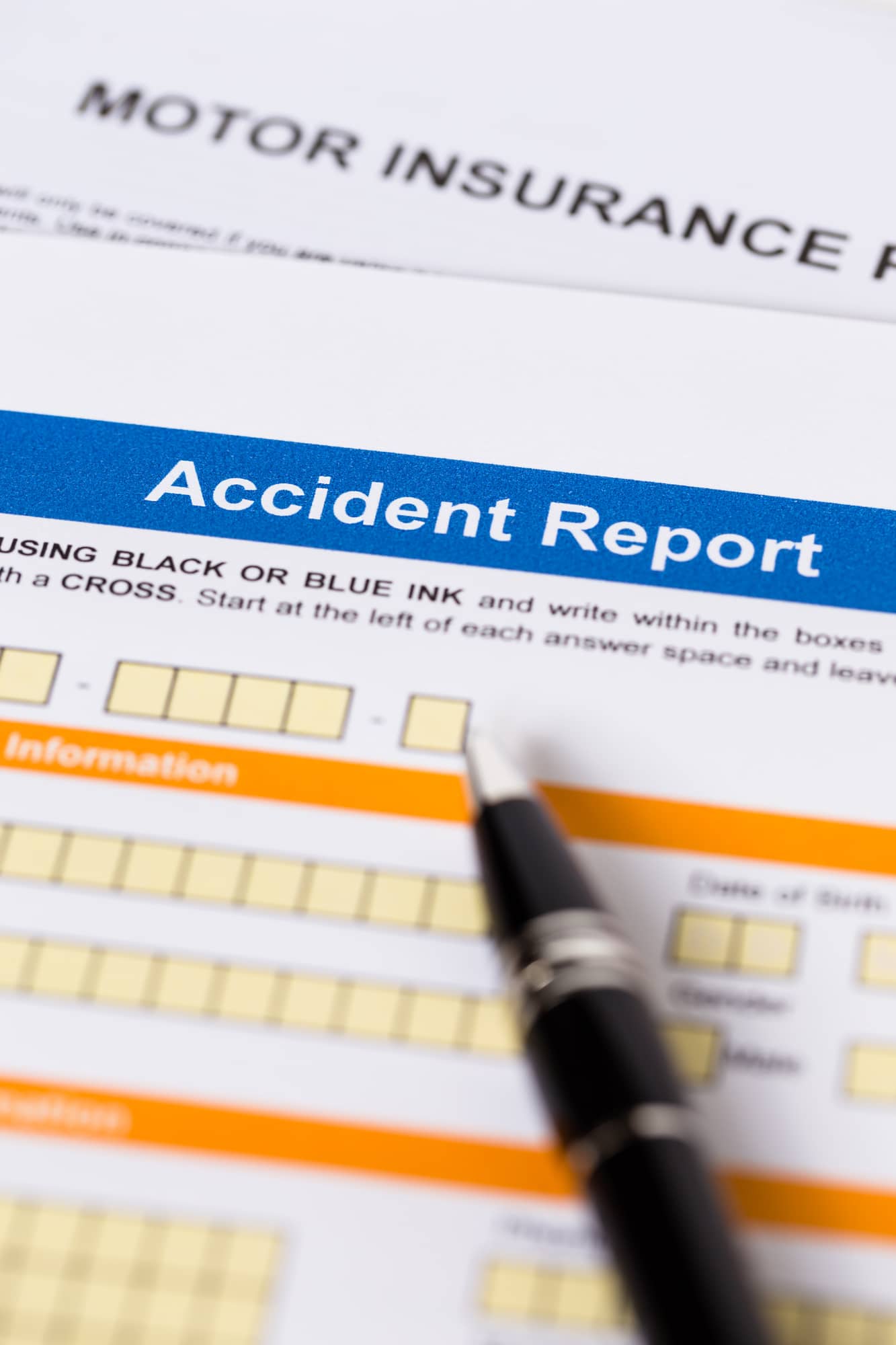 Major car accident - report
