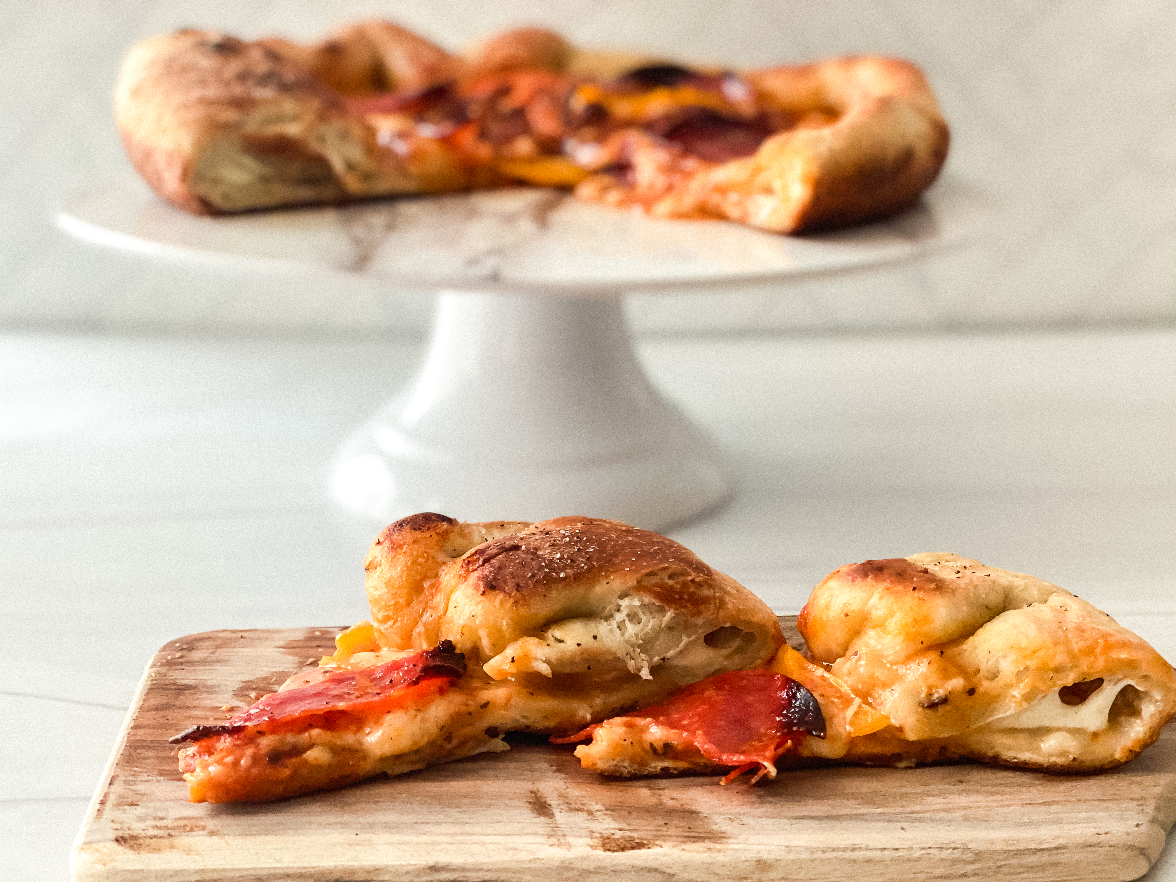 cast iron pizza, Stuffed Crust Cast Iron Pizza Recipe, Days of a Domestic Dad