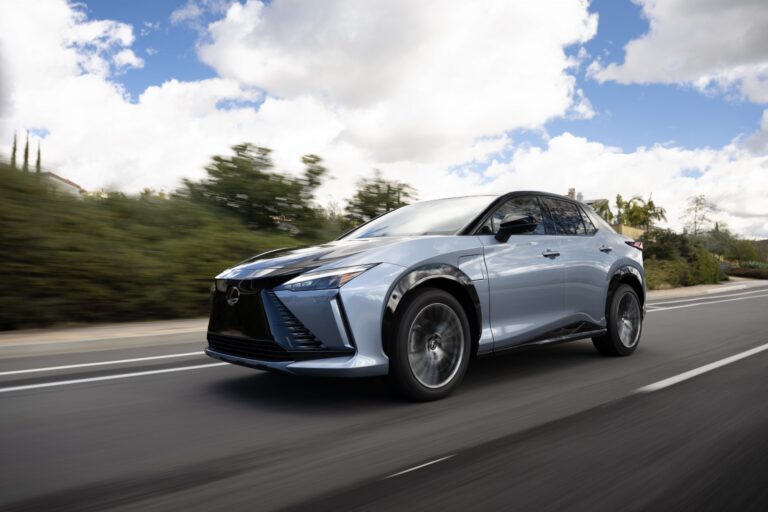 What is the Driving Range of the 2023 Lexus RZ 450e
